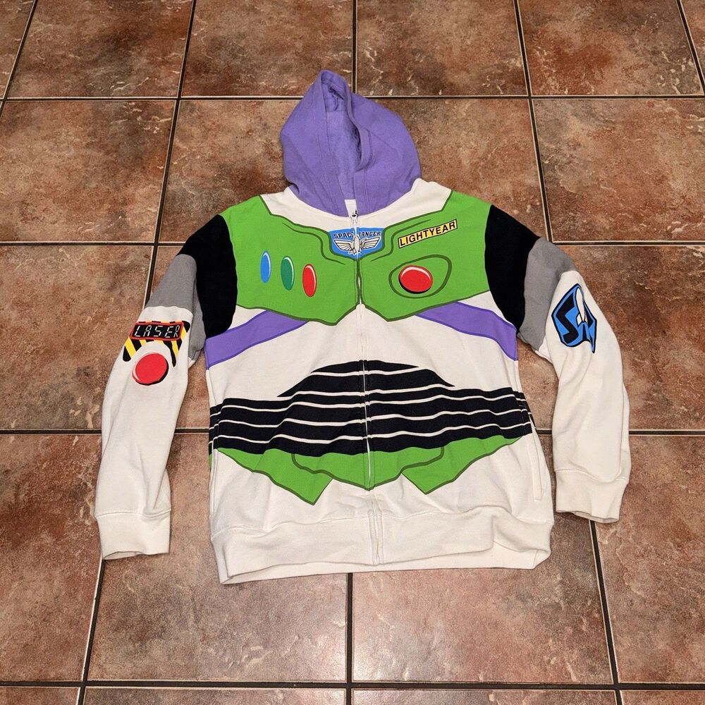 Disney Buzz Lightyear Toy Story Jacket Hoodie Adult Unisex Size Small